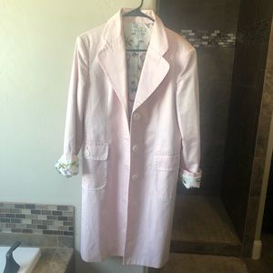 Pink longer blazer/jacket